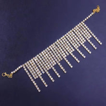 Load image into Gallery viewer, Tassel Diamond-Encrusted Beach Anklet（A0182）

