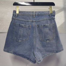 Load image into Gallery viewer, A- line High Waist Irregular Denim Skirt Shorts（CL11692）
