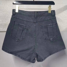 Load image into Gallery viewer, A- line High Waist Irregular Denim Skirt Shorts（CL11692）
