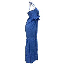 Load image into Gallery viewer, Halter Neck Wrapped Multi-layered Bamboo Women&#39;s Jumpsuit (CL11855)
