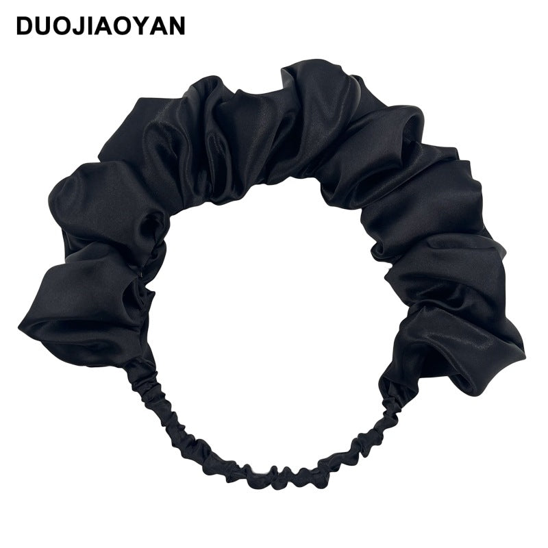 Satin Fold Elastic Band Hair Band (A0188)