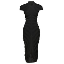 Load image into Gallery viewer, Knitted High Neck High Waist Slim Fit Long Dress（CL11914）
