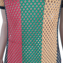 Load image into Gallery viewer, Mesh Stripe Printed Dress (CL11802)
