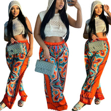 Load image into Gallery viewer, Printed Loose Fitting Women&#39;s Casual Pants (CL11815)
