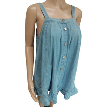 Load image into Gallery viewer, Solid Color Suspender Button Pocket Loose Washed-out Denim Dress (CL11787)
