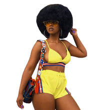 Load image into Gallery viewer, Open Navel Shorts with Webbing Two-piece Set (CL11841)
