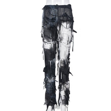 Load image into Gallery viewer, Street Cool Tie-Dyed Tassel Beggar Dress European and American Casual Pants for Women(CL11782)
