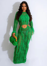 Load image into Gallery viewer, Knitted Hollow Tassel Beach Skirt (CL11856)
