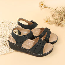 Load image into Gallery viewer, Roman Style Velcro Wedge Outdoor Beach Sandals（SL8437）
