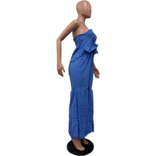 Load image into Gallery viewer, Halter Neck Wrapped Multi-layered Bamboo Women&#39;s Jumpsuit (CL11855)
