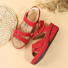 Load image into Gallery viewer, Roman Style Velcro Wedge Outdoor Beach Sandals（SL8437）
