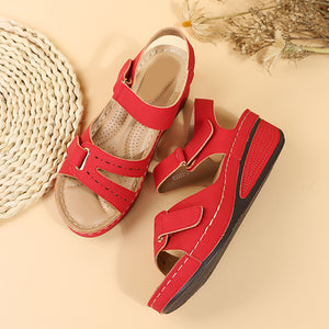 Roman Style Velcro Wedge Outdoor Beach Sandals（SL8437）