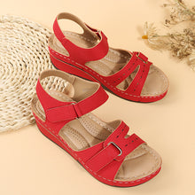 Load image into Gallery viewer, Roman Style Velcro Wedge Outdoor Beach Sandals（SL8437）
