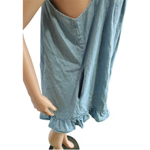 Load image into Gallery viewer, Solid Color Suspender Button Pocket Loose Washed-out Denim Dress (CL11787)
