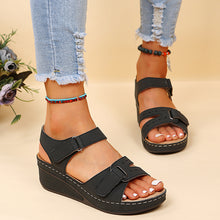 Load image into Gallery viewer, Roman Style Velcro Wedge Outdoor Beach Sandals（SL8437）
