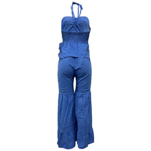 Load image into Gallery viewer, Halter Neck Wrapped Multi-layered Bamboo Women&#39;s Jumpsuit (CL11855)
