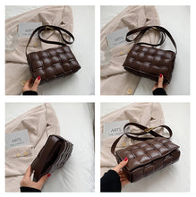 Load image into Gallery viewer, Plaid Pu Soft Surface Women&#39;s Woven Bag（BG8169)
