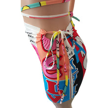 Load image into Gallery viewer, Pattern Printed Swimsuit Set (CL11791)
