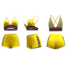 Load image into Gallery viewer, Open Navel Shorts with Webbing Two-piece Set (CL11841)
