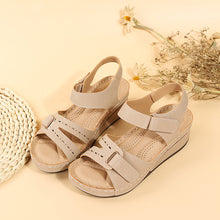 Load image into Gallery viewer, Roman Style Velcro Wedge Outdoor Beach Sandals（SL8437）
