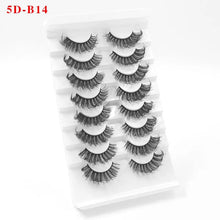 Load image into Gallery viewer, Wholesale 18mm eight pairs of mixed eyelashes（EY8025）
