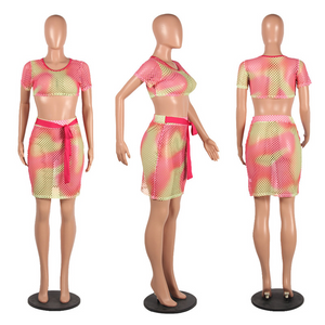 Wholesale bra cut out skirt suit（CL8819）