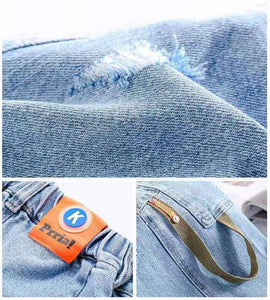 Wholesale older children fashion jeans(TL8009)