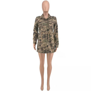 Wholesale women autumn camouflage plus-size women(CL9324)