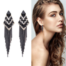 Load image into Gallery viewer, Diamond Alloy Rhinestone Earrings （A0156）
