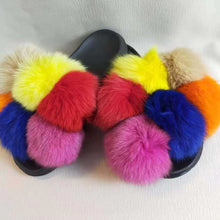Load image into Gallery viewer, Wholesale fur slippers (FR8018)
