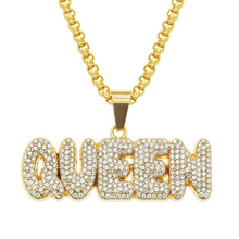 Load image into Gallery viewer, Wholesale full diamond pendant letter necklace（A0123）

