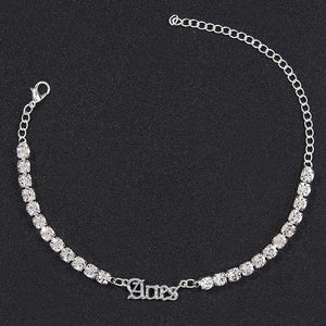 Wholesale new stainless steel constellation ankle chain（A0101)
