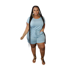 Load image into Gallery viewer, Loose plain lace-up jumpsuit（CL10414）
