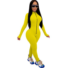 Load image into Gallery viewer, Wholesale pure color tight sexy jumpsuit（CL9806）

