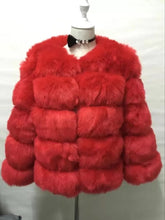 Load image into Gallery viewer, Wholesale round neck short imitation fox fur grass coat women&#39;s wear（CL9461）
