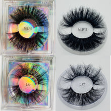 Load image into Gallery viewer, 8D 25mm mink eyelashes 27mm extended thick false eyelashes (EY8035)
