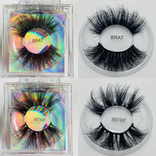 Load image into Gallery viewer, 8D 25mm mink eyelashes 27mm extended thick false eyelashes (EY8035)
