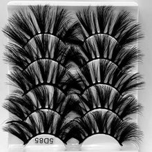 Load image into Gallery viewer, 5D 25mm Mink Eyelash Multi-Layer Lengthen and Thicken Thick False Eyelashes（EY8038）
