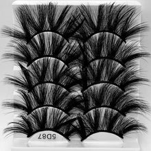 Load image into Gallery viewer, 5D 25mm Mink Eyelash Multi-Layer Lengthen and Thicken Thick False Eyelashes（EY8038）
