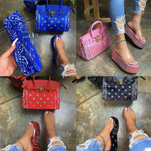 Load image into Gallery viewer, lekima.myshopify.com Wholesale women&#39;s fashion platform slippers(SL8148)
