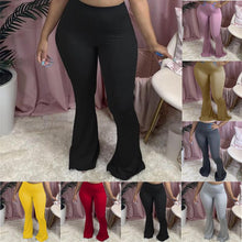 Load image into Gallery viewer, Wholesale women&#39;s sexy mop bell-bottom pants (CL8133)

