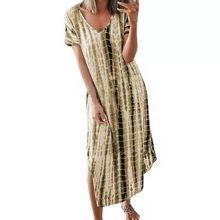 Load image into Gallery viewer, Wholesale women&#39;s loose printed dress(CL8846)
