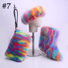 Load image into Gallery viewer, Adult Faux Fur Headband/Boots/Bag set（SE8001)
