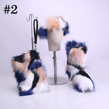 Load image into Gallery viewer, Adult Faux Fur Headband/Boots/Bag set（SE8001)

