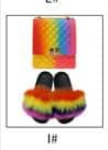 Load image into Gallery viewer, Mini jelly purse &amp; fur slippers stitching color set (SE8014)
