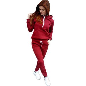Wholesale fall fleece sportswear for women (CL8154)