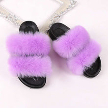 Load image into Gallery viewer, Wholesale women&#39;s faux fur slippers （SL8117)
