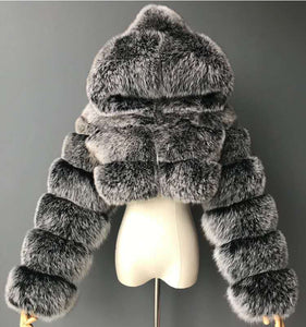 Wholesale women's winter faux fur coats (CL8216)