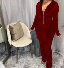 Load image into Gallery viewer, Wholesale women autumn and winter warm pleated jumpsuits （CL8236)
