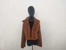 Load image into Gallery viewer, Wholesale ladies autumn and winter fur cardigan short jacket(CL8252)
